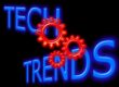 Free technology trend development illustration