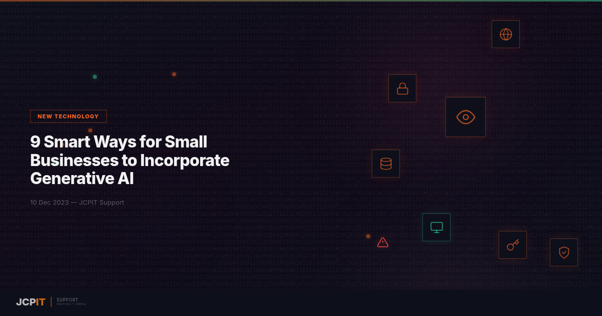 9 Smart Ways for Small Businesses to Incorporate Generative AI