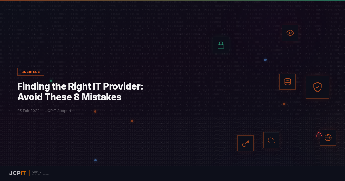 Finding the Right IT Provider: Avoid These 8 Mistakes