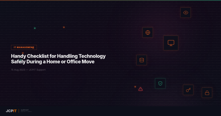 Handy Checklist for Handling Technology Safely During a Home or Office Move