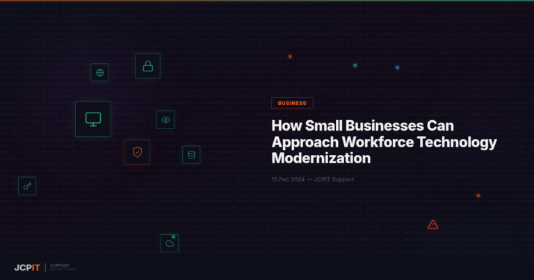 How Small Businesses Can Approach Workforce Technology Modernization