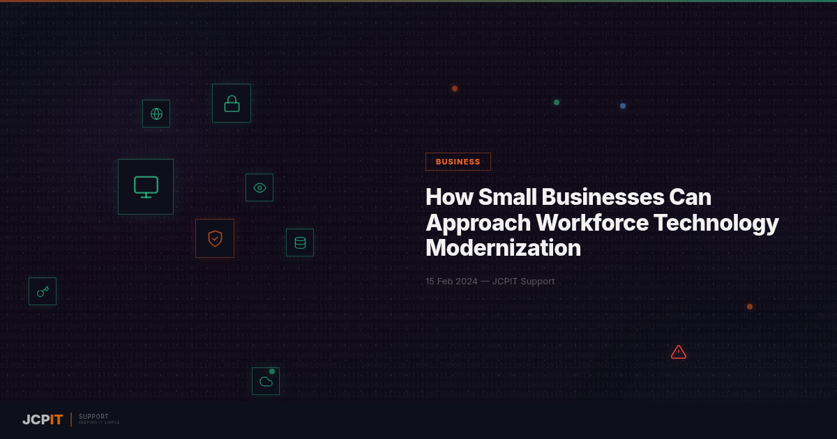 How Small Businesses Can Approach Workforce Technology Modernization