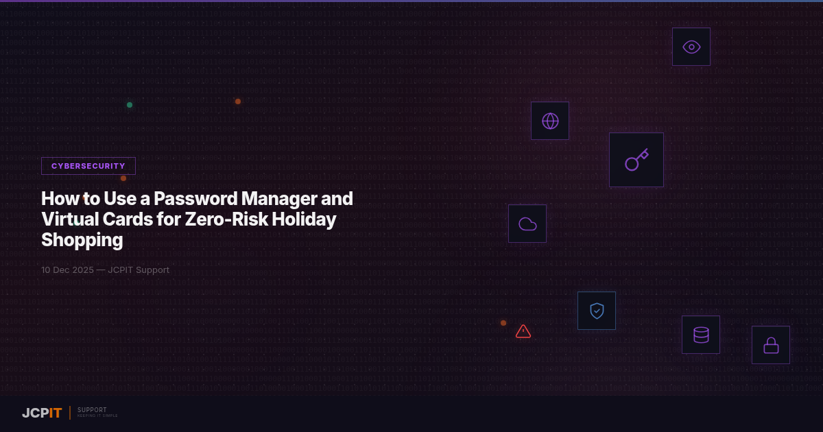How to Use a Password Manager and Virtual Cards for Zero-Risk Holiday Shopping