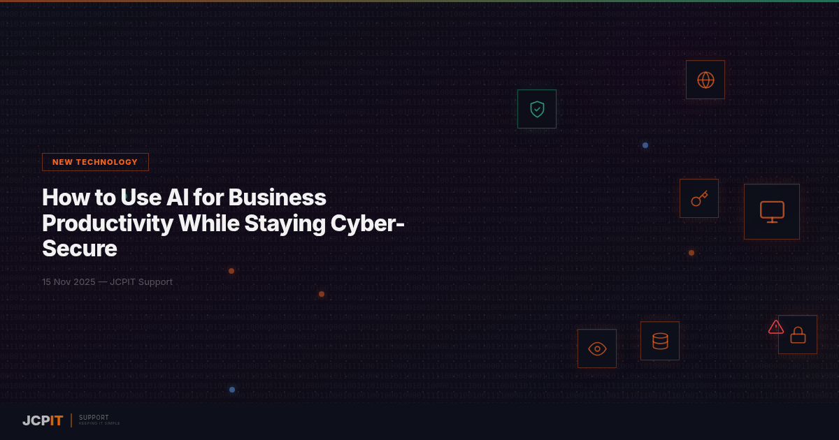 How to Use AI for Business Productivity While Staying Cyber-Secure