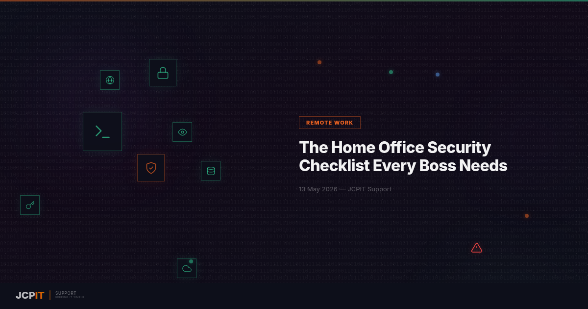 The Home Office Security Checklist Every Boss Needs — JCPIT Support