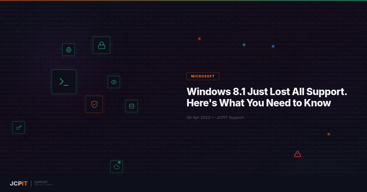 Windows 8.1 Just Lost All Support. Here's What You Need to Know